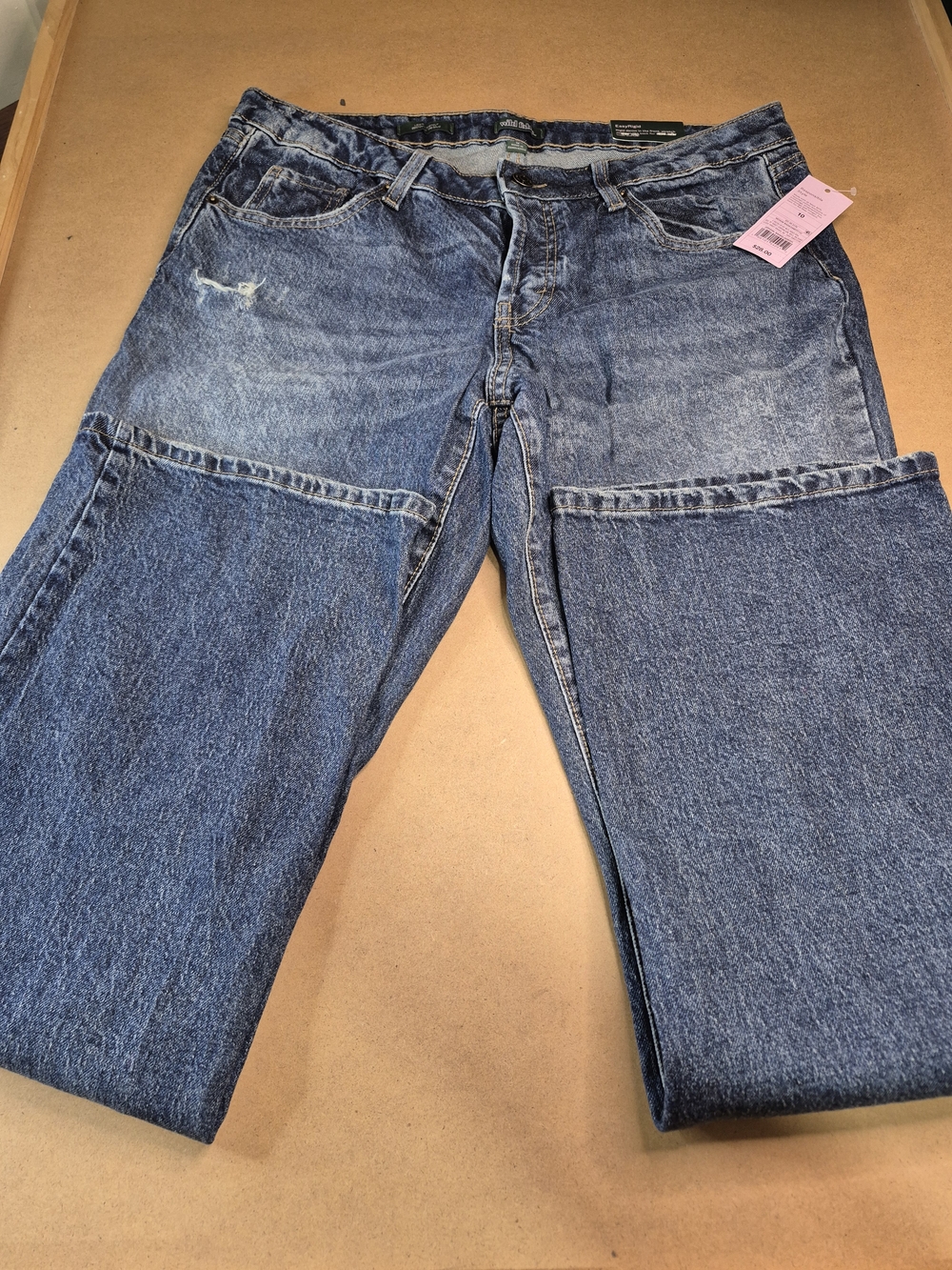 wild fable Two-Tone Blue Boot Cut Jeans